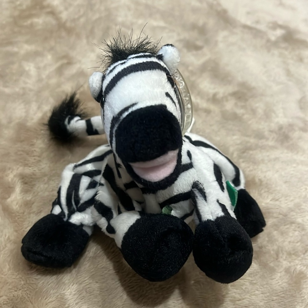 NWT Coca Cola plush design zebra